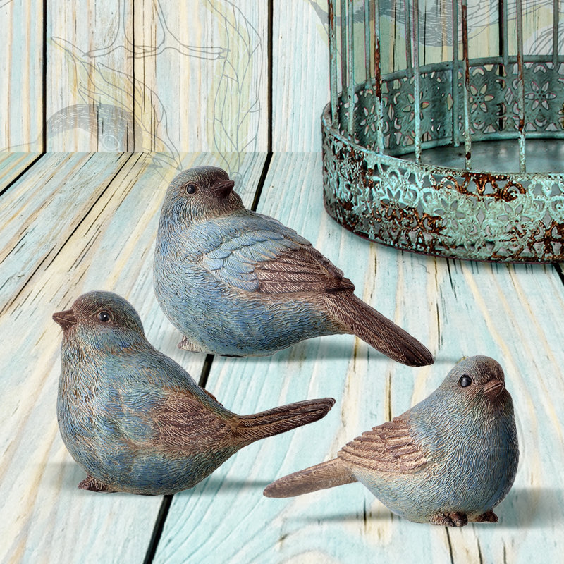 August Grove® Resin Bird Figurine & Reviews Wayfair